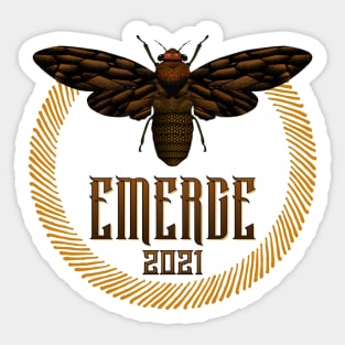 EMERGE 2021 Cicada Sticker